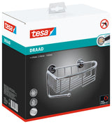 tesa® Draad Duschablage ohne Bohren, einstöckig, inkl. Klebelösung