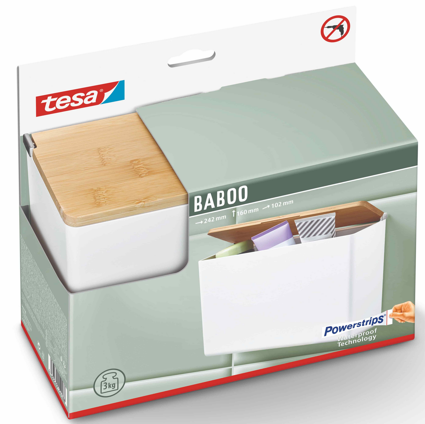 BABOO Aufbewahrungsbox XL, mit Deckel