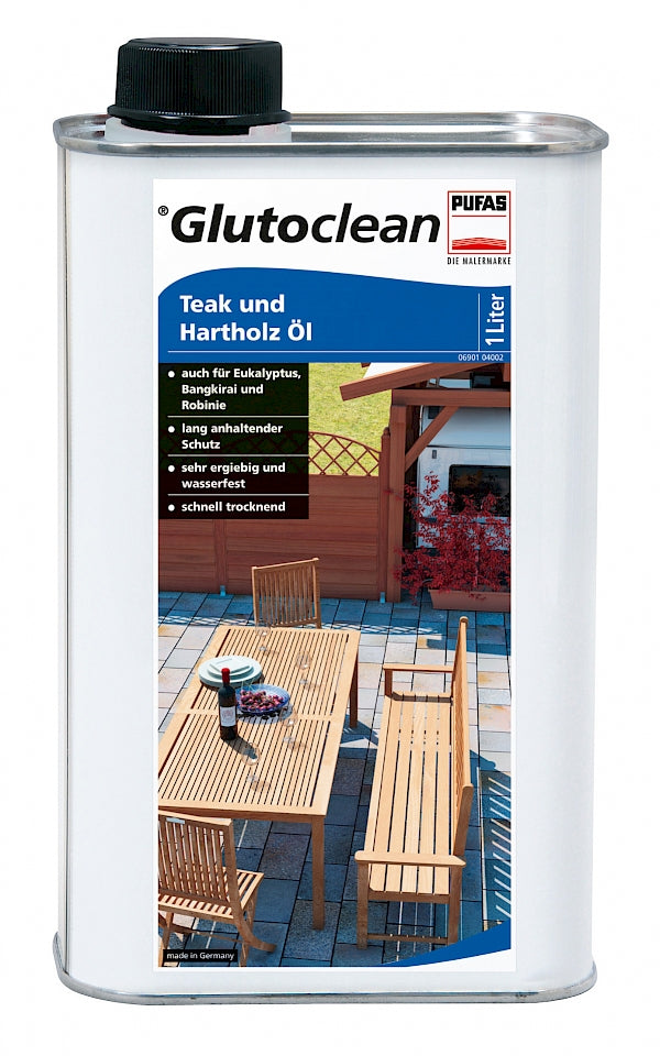 Glutoclean Teak und Hartholz Öl