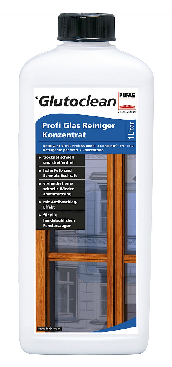 Glutoclean Profi Glas Reiniger Konzentrat

1l